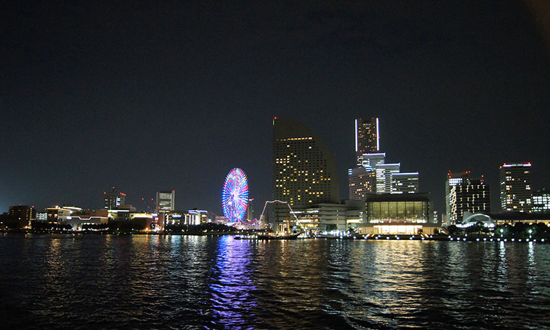横浜の夜景がとても綺麗でした