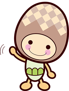 手を振るつっくん